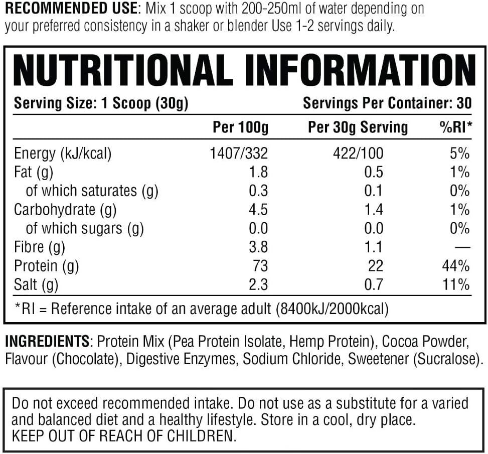 Per4m Plant Protein 900g (Double Chocolate), White, 908g - Image 5