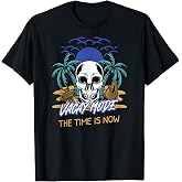 Funny Vacay Mode Skull Holiday Beach Skeleton Vacation T-Shirt