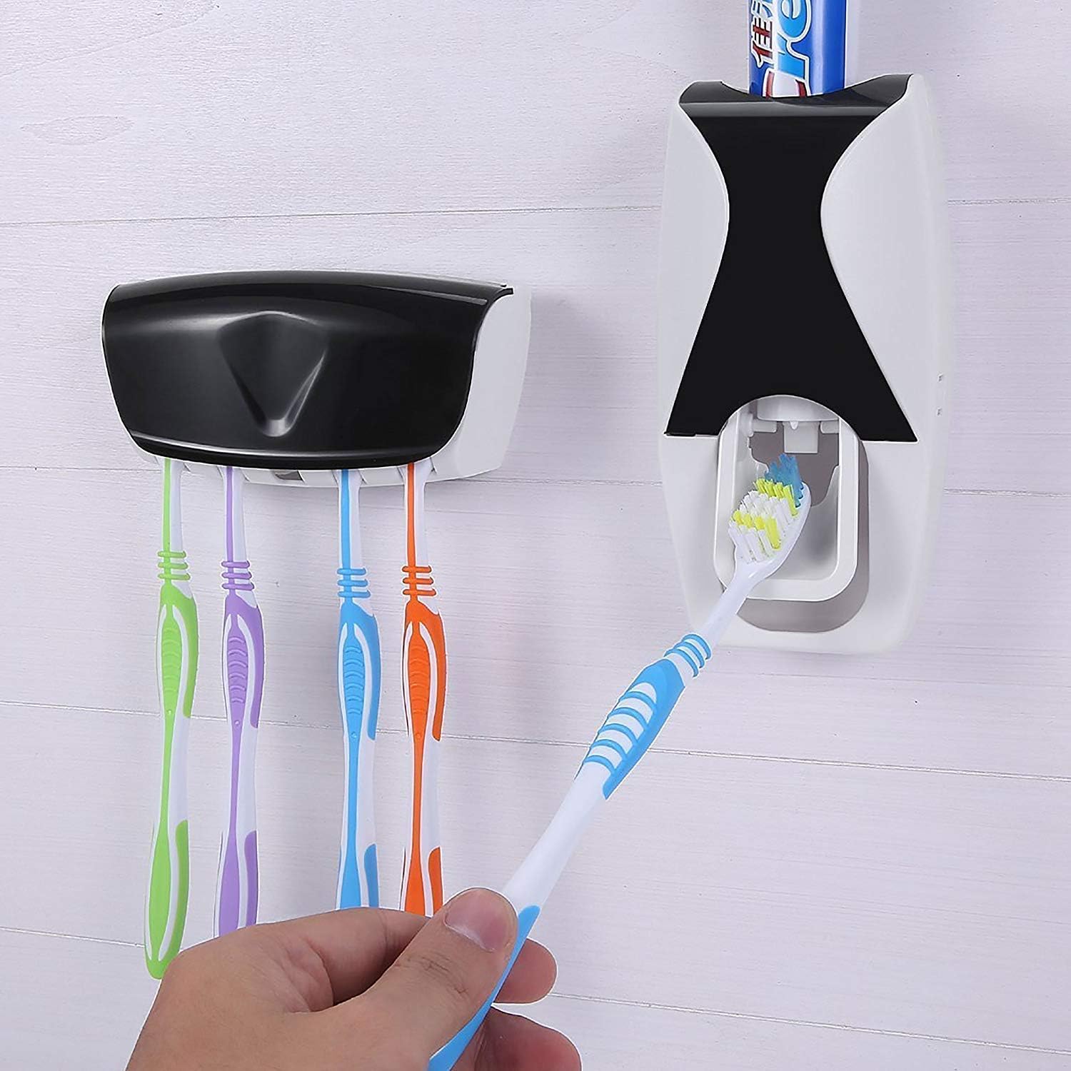 Buy MKH Moms Kitchen Hub Wall Mounted Toothpaste Holder with Brush