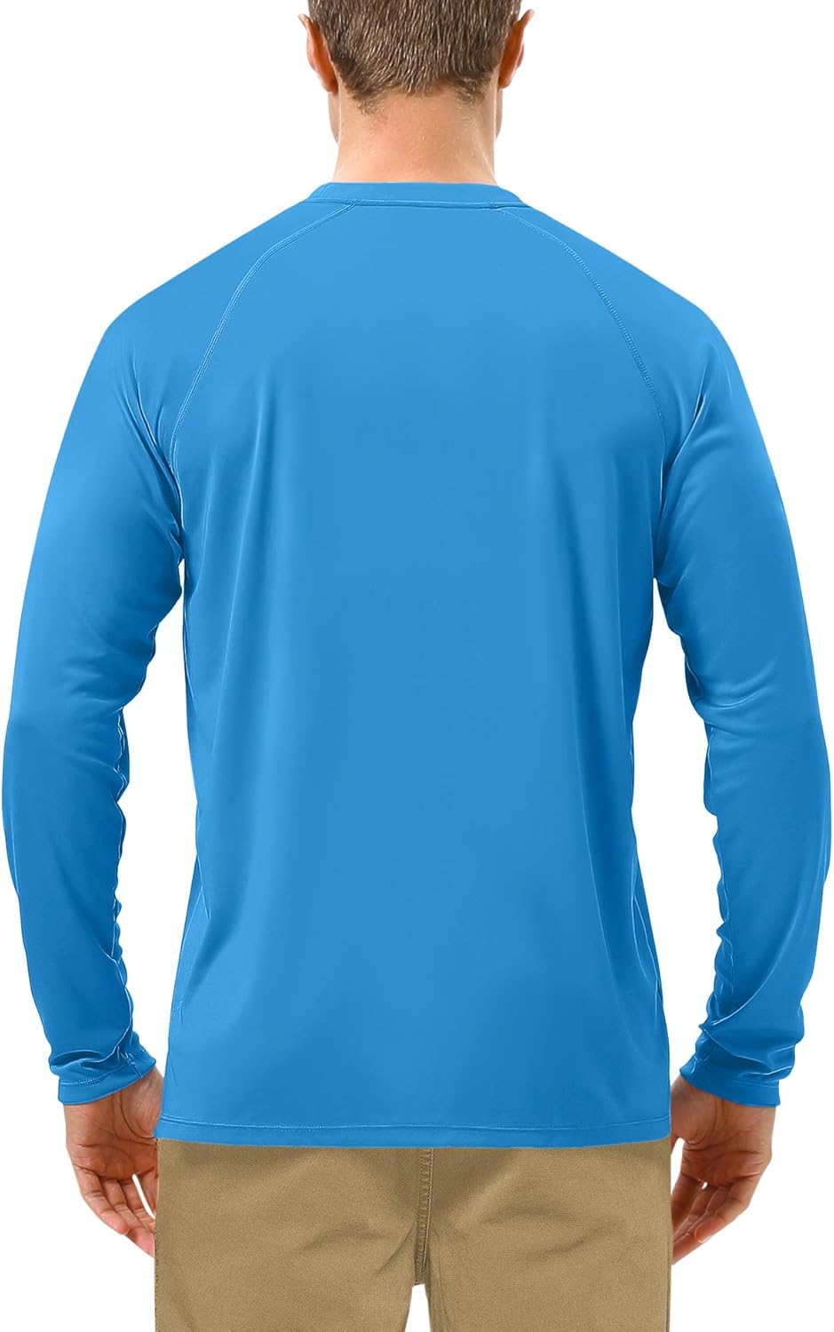 Roadbox Men's Sun Protection UPF 50+ UV Outdoor Long Sleeve Dri-fit T-Shirt Rashguard Shirts for Running, Fishing, Hiking: Clothing