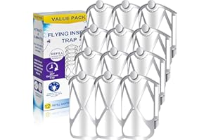 JIERMADUN 12 Pack Refill Cartridge Kit Compatible with ZEVOPlug-in Light M364 and Max, Flying Insect Refills Replacement Fully Fit Insects Replacement Kit for Indoor Light Trap