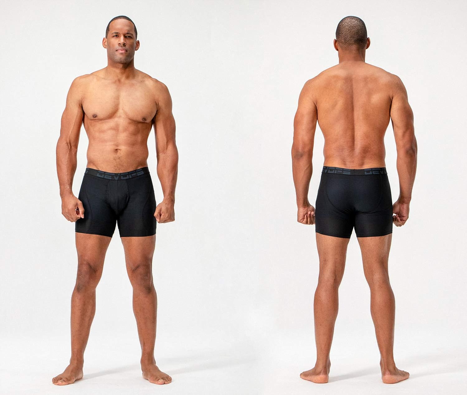 DEVOPS Men's Perfomance Cool Dry Mesh Underwear Boxer Trunk 6-inch Brief (3 Pack) at  Men’s Clothing store