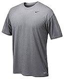 Nike Legend Grey Short Sleeve Performance Shirt, 2XL