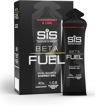 Science in Sport BetaFuel Gels Dual Source Energy Gel Strawberry Lime 6 Pack