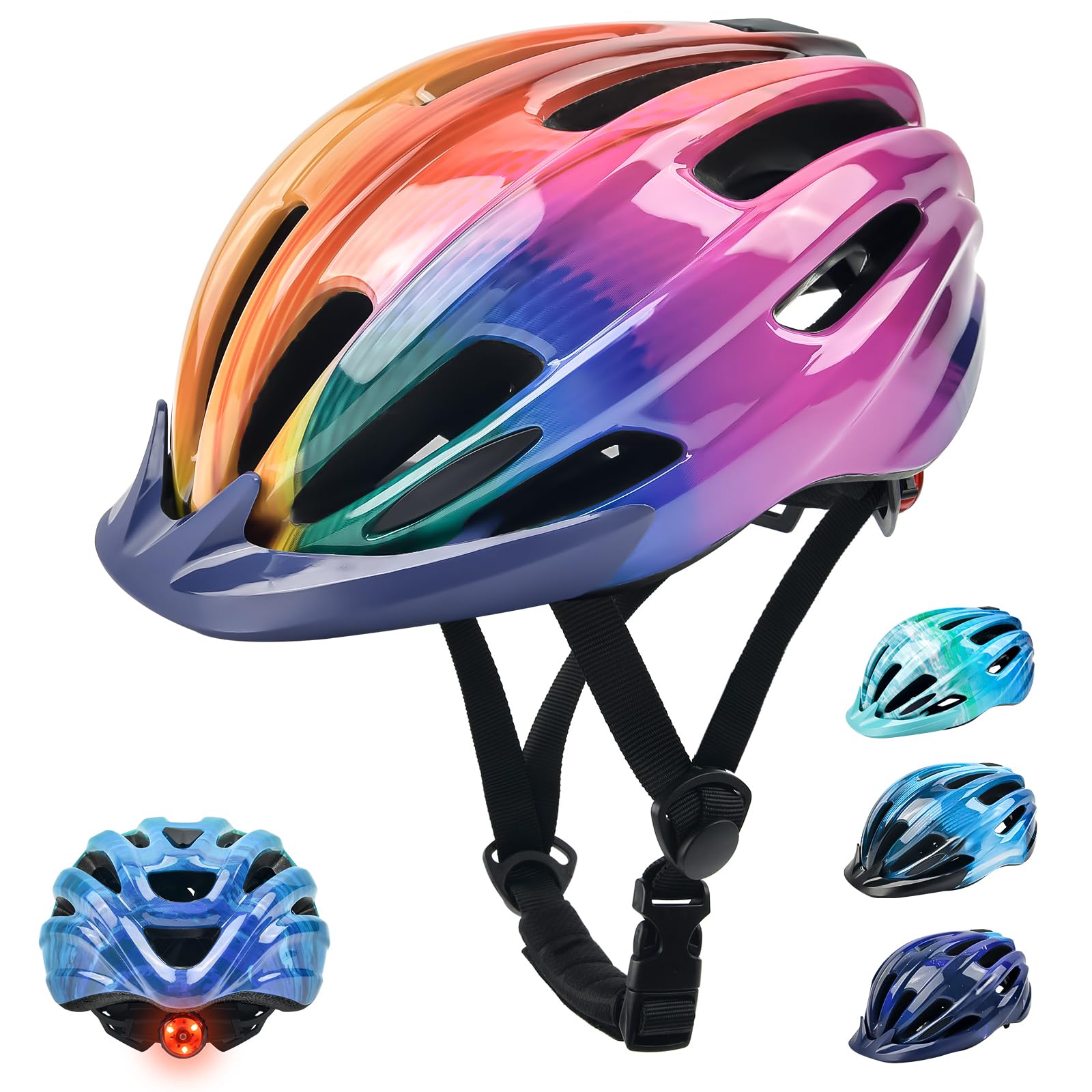 Kids Bike Helmet, Boys Girls Bike Helmet Child Cycle Helmet Childrens Bicycle Helmet Cycling Helmet 50-57cm