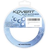 KastKing Kovert Blue Water 100% Fluorocarbon Leader Line, Saltwater Fishing | Heavy Duty Saltwater, Deep Sea Fishing, Extreme Clarity, High Strength, Ultra Durable, Abrasion Resistant