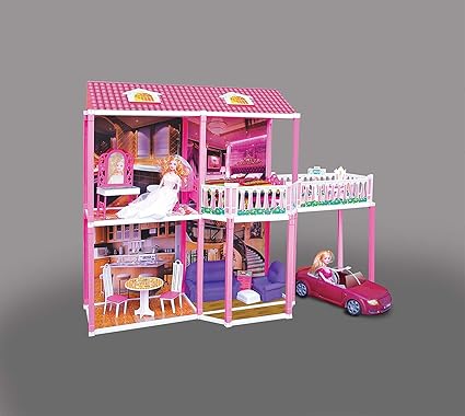 Maxways My Splendid Doll House for Girls 3-8 Years