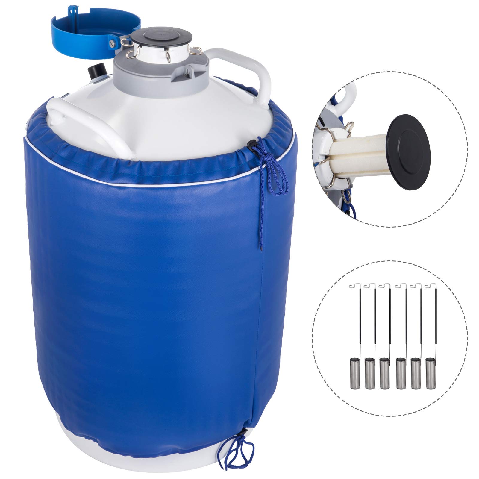 Buy BestEquip 20L Liquid Nitrogen Tank Aluminum Alloy Liquid Nitrogen