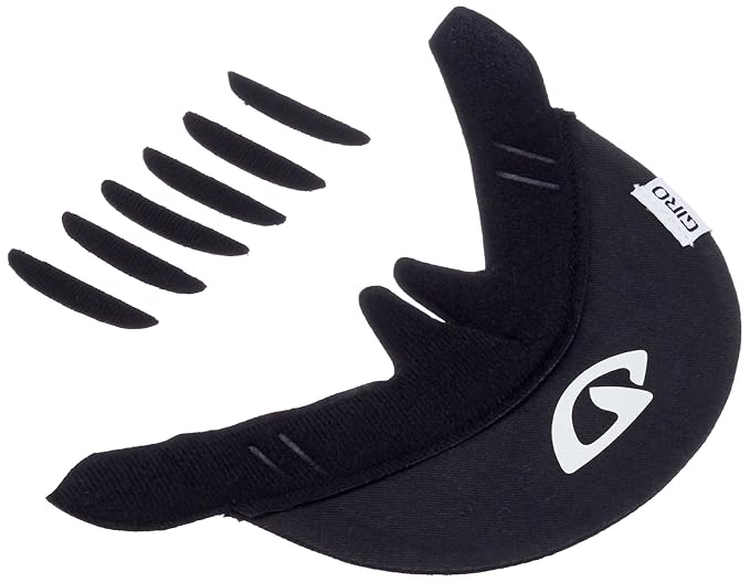 Giro Bicycle Helmet Replacement Cloth Visor (Black
