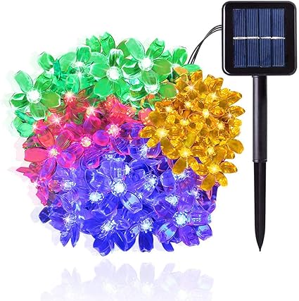 Amazon Freall ソーラーイルミネーションライト クリスマス ツリー 桜 屋外 ストリングライト クリスマス ツリー 12m 100球 Led 飾り ライト防雨 自動点灯消灯 Diy装飾 2点灯モード ガーデン ハロウィン パーティー アウトドア 結婚式 庭部屋 カラー Freall ホーム
