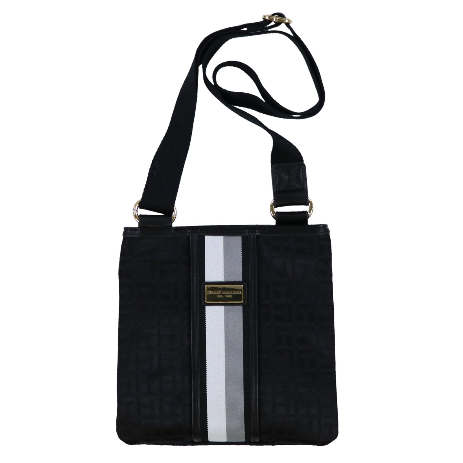 tommy hilfiger striped crossbody bag