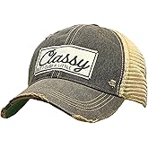 Vintage Life Funny Hats for Women and Girls, Distressed Trucker Baseball Cap with Sayings
