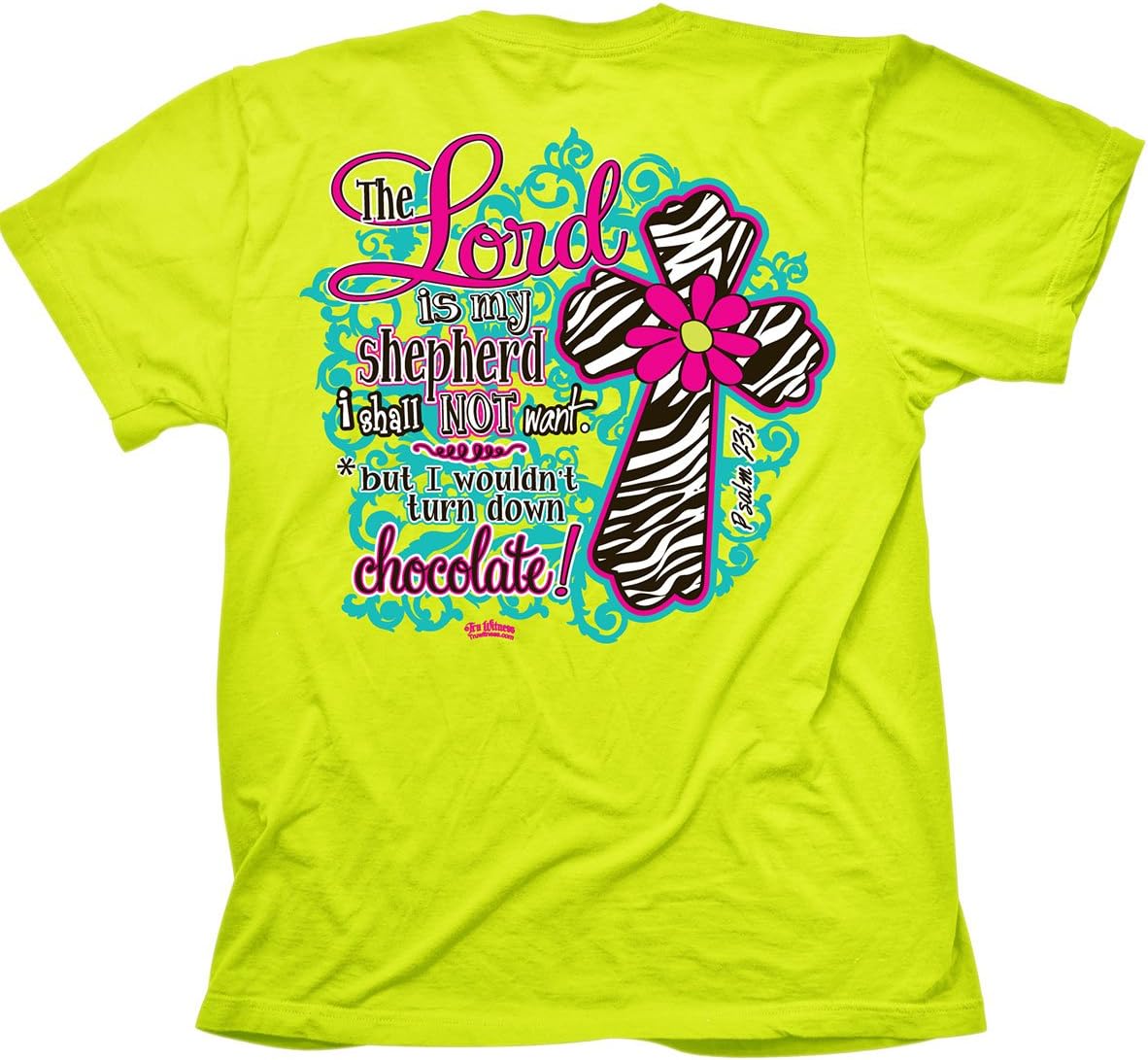 Tru Witness My Shepherd T-Shirt - Safety Green -SM