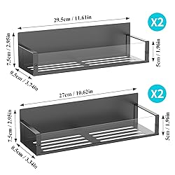 HuggieGems 4 Pack Magnetic Spice Storage Rack