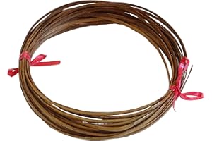 WICKERIX Rattan Flat Furniture Chair Basket Caning Natural Repair Binder Cane, Light Brown