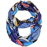 Scarfand's Mixed Colors Oil Paint Versatile Lightweight Fashion Infinity Scarves Head Wrap