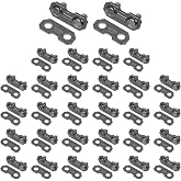 30 Sets 3/8 (0.375") Chainsaw Master Chain Repair Links Connector | Chainsaw Chain Repair Kits Accessories, Stainless Steel Saw Chain Repair Kits, Chainsaw Master Link Repair Preset Straps