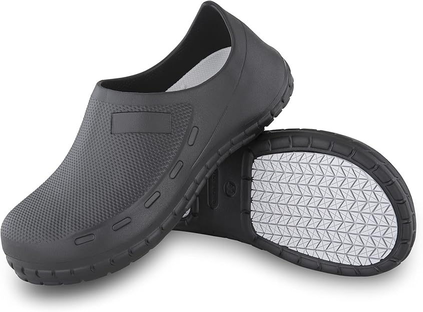 OWANVION Chef Shoes for Men Non Slip Oil Resistant Waterproof Safety