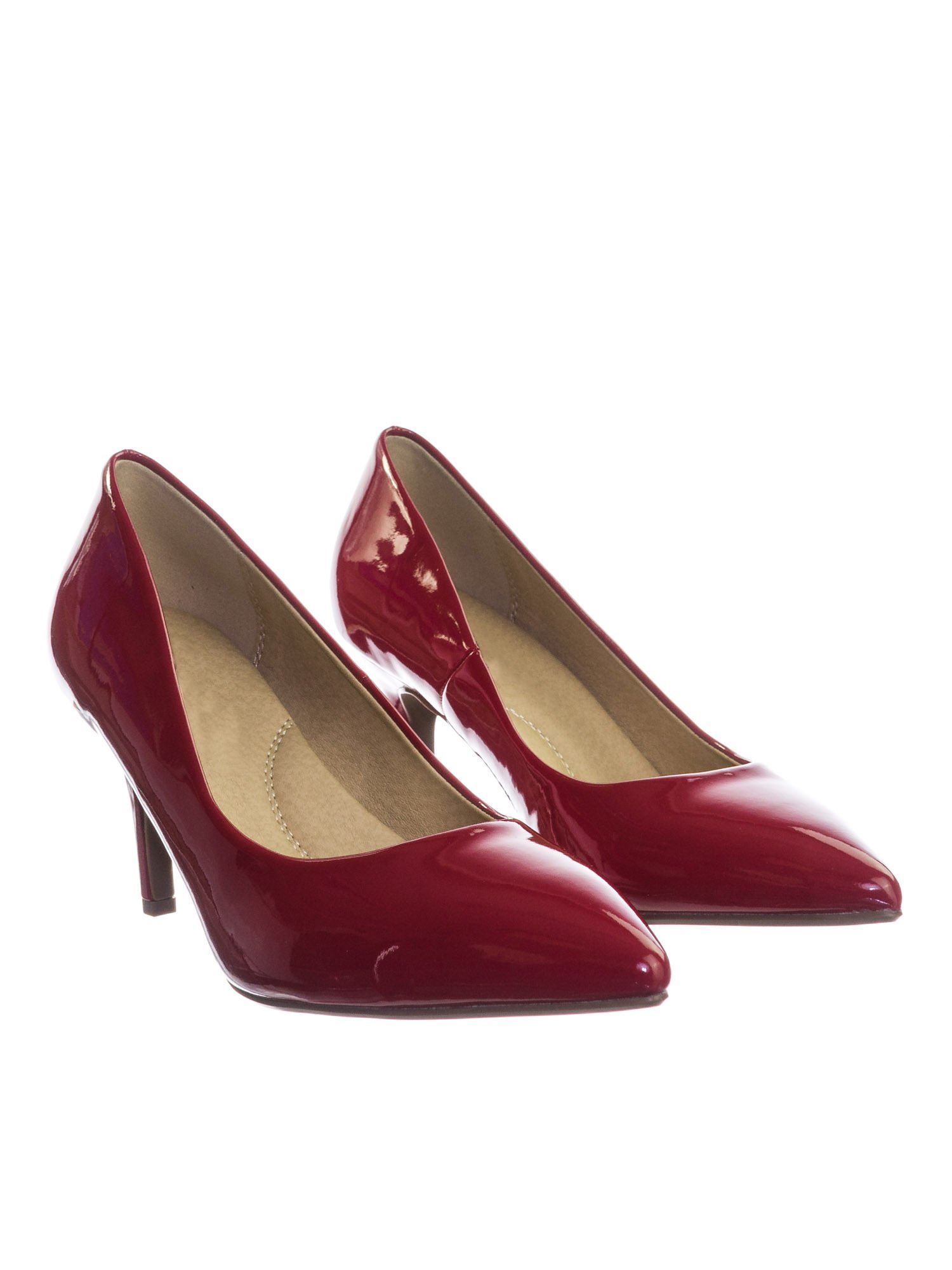 Foam Pad Insole Pointed Toe Low Heel Classic Dress Pump - Image 4