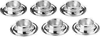 WMF Eierbecher-Set, 6 Stück, Cromargan Edelstahl, rostfrei poliert, spülmaschinengeeignet