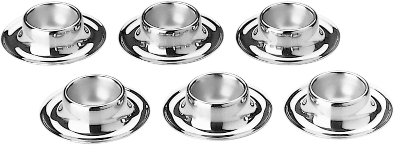 WMF Eierbecher-Set, 6 Stück, Cromargan Edelstahl, rostfrei poliert, spülmaschinengeeignet
