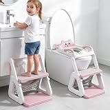 Orzbow Potty Training Toilet Seat 2 in 1 with Stable Triangle Structure view 1