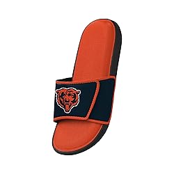 FOCO Chicago Bears NFL Mens Foam Sport Slide - L