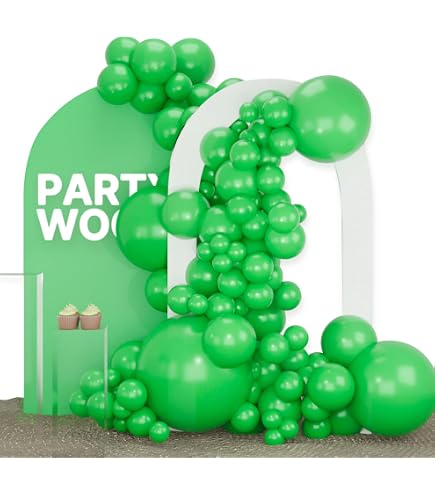 PartyWoo Balloons – 120 Piece Assorted Size Party Balloon Pack, Colorful Decoration Kit