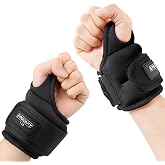 Frelaxy Wrist Weights with Thumb Loops for Men Women (Pair) | Weighted Gloves for Running Strength Training Yoga Walking Exercises 1lb*2 2lbs*2 3lbs*2