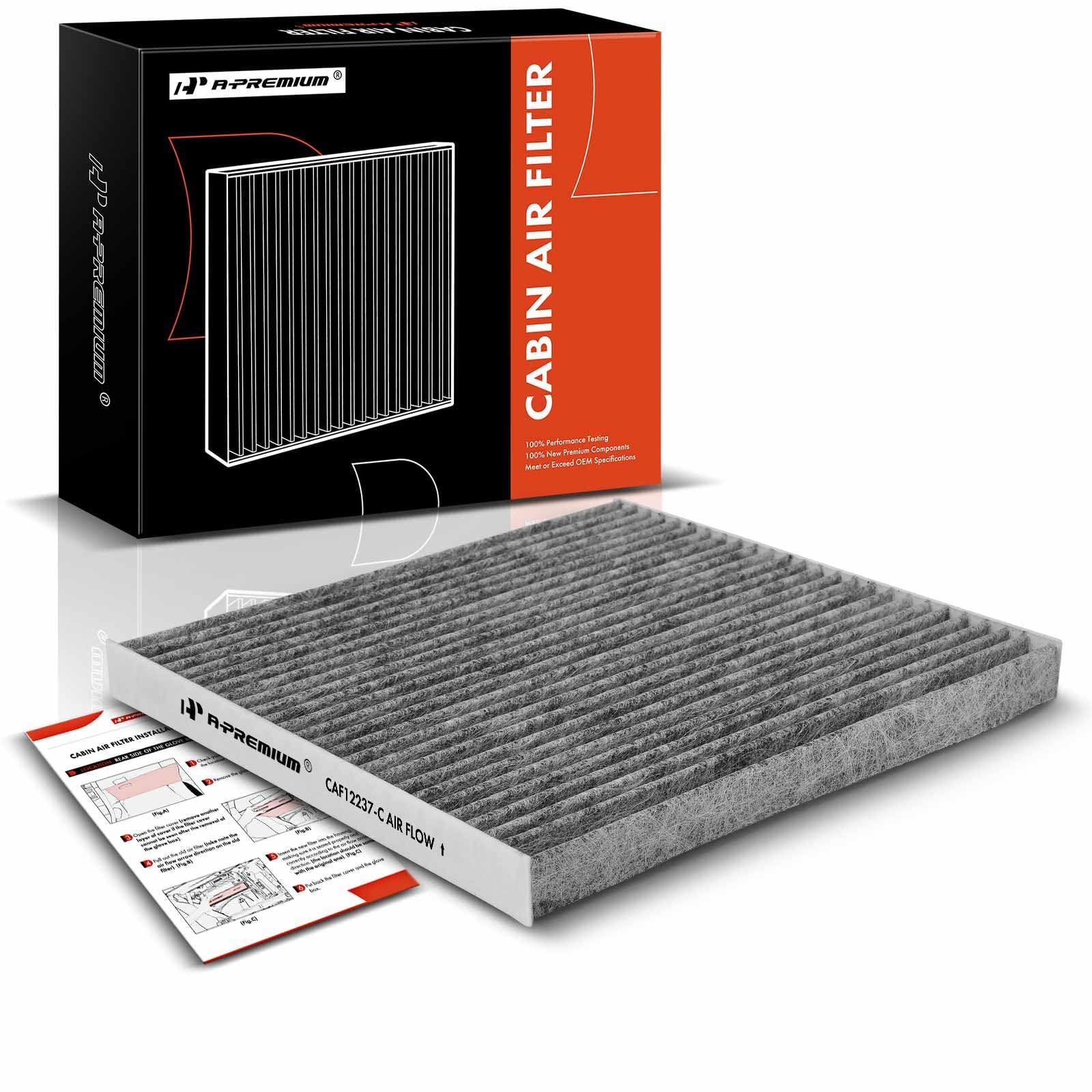 Photo 1 of A-Premium Cabin Air Filter with Activated Carbon Compatible with Nissan NV200 2017 2018 2019 2020 2021, Versa 2014 2015 2016 2017 2018 2019, Behind Glove Box