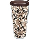 Tervis Spotted Jaguar Made in USA Double Walled Insulated Tumbler Travel Cup Keeps Drinks Cold & Hot, 24oz, Classic