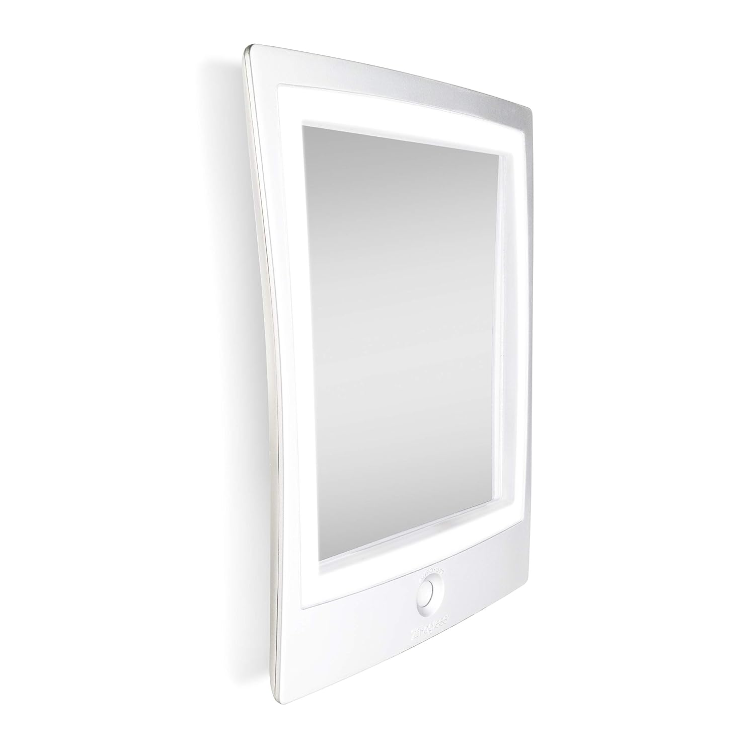 Zadro Rechargeable Led Lighted Fogless Shower Shaving Mirror, White, 1 Count (ZWTAR20W): Beauty