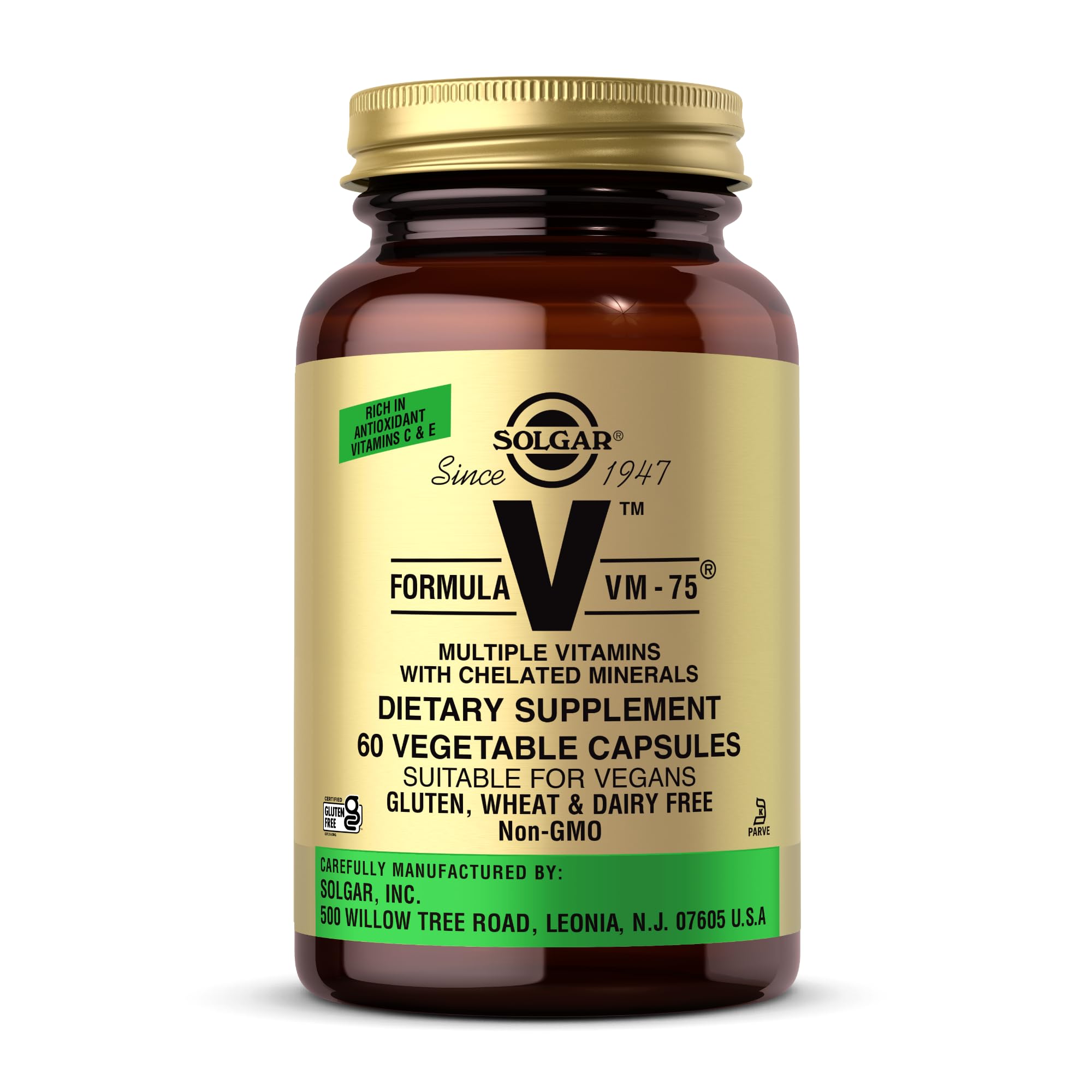 Formula VM-75 Vegetable Capsules
