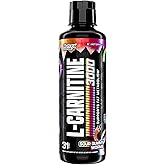 Nutrex Research Liquid L Carnitine 3000 – Sour Gummy Worms | L-Carnitine Liquid Shots, Stimulant Free | Supports Muscle Recovery for Men and Women - 31 Servings