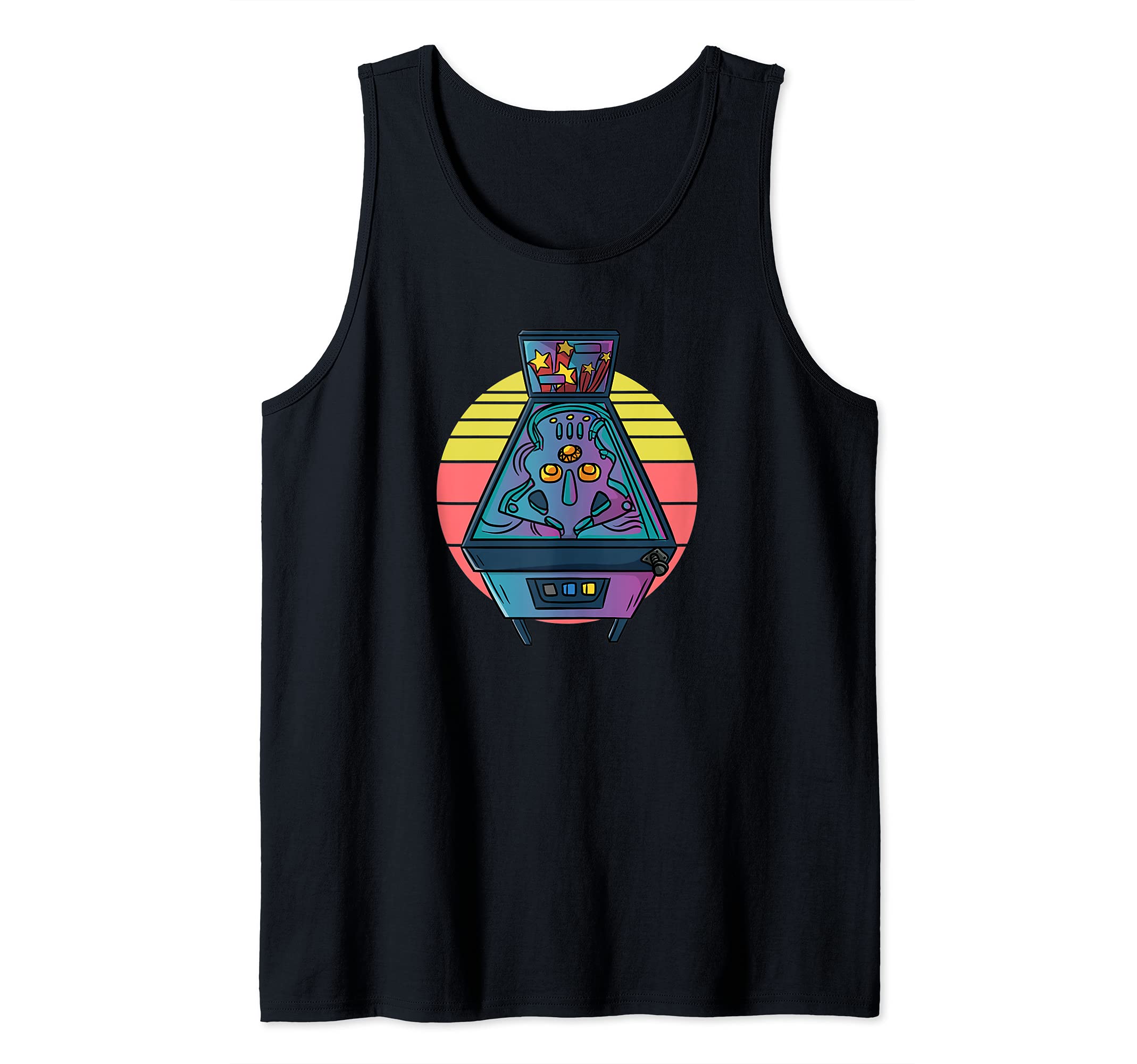 Retro Vintage Arcade Gift - Men or Women Pinball Tank Top