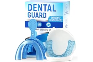 Upgraded Mouth Guards for Grinding Teeth at Night, 2 Pack, Standard Size, Professional Night Guard with Fitting Tray, Comfort