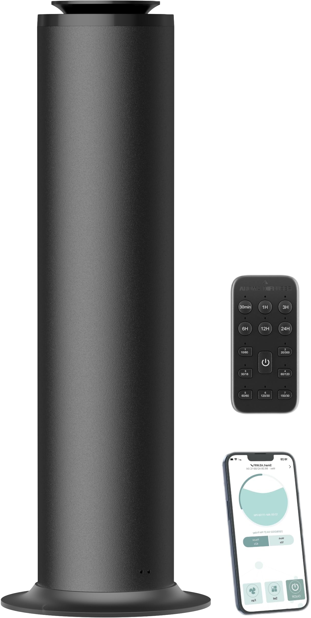 Photo 1 of **FOR PARTS ONLY/ NON-FUNCTIONAL** Aromadd 2800 Sq Ft Floor Standing Hotel Collection Diffuser, 600mL Scent Air Machine for Home Waterless Diffuser, Hotel Scent Cold Air Essential Oil Diffuser for Large Room, App & Remote Control