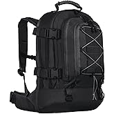 Miramrax Tactical Backpack Military Hiking Daypack - Molle Backpack for Men 3 Day Assault Pack Bug Out Bag for Camping Travel Army Hunting Gym Rucksack Survival (Black)