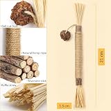 flowerstarry 6 Packs Natural Matatabi Silvervine Cat Chew Sticks 21cm view 4