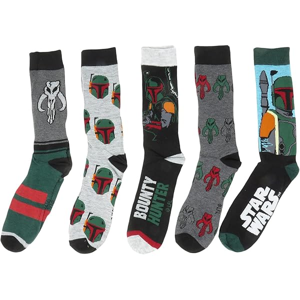 5 Paires De Chaussettes Invisibles Star Wars – The Mandalorian – Taille 4-10 – Neuves