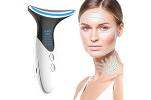 iFuntecky Face Massager - 4 in 1 Electric Face Lift Device Facial Massager Double Chin Eliminator - Anti-Aging Face Neck Massager for Face, Eye, Neck, Reduce Fine Lines Smooth Wrinkles
