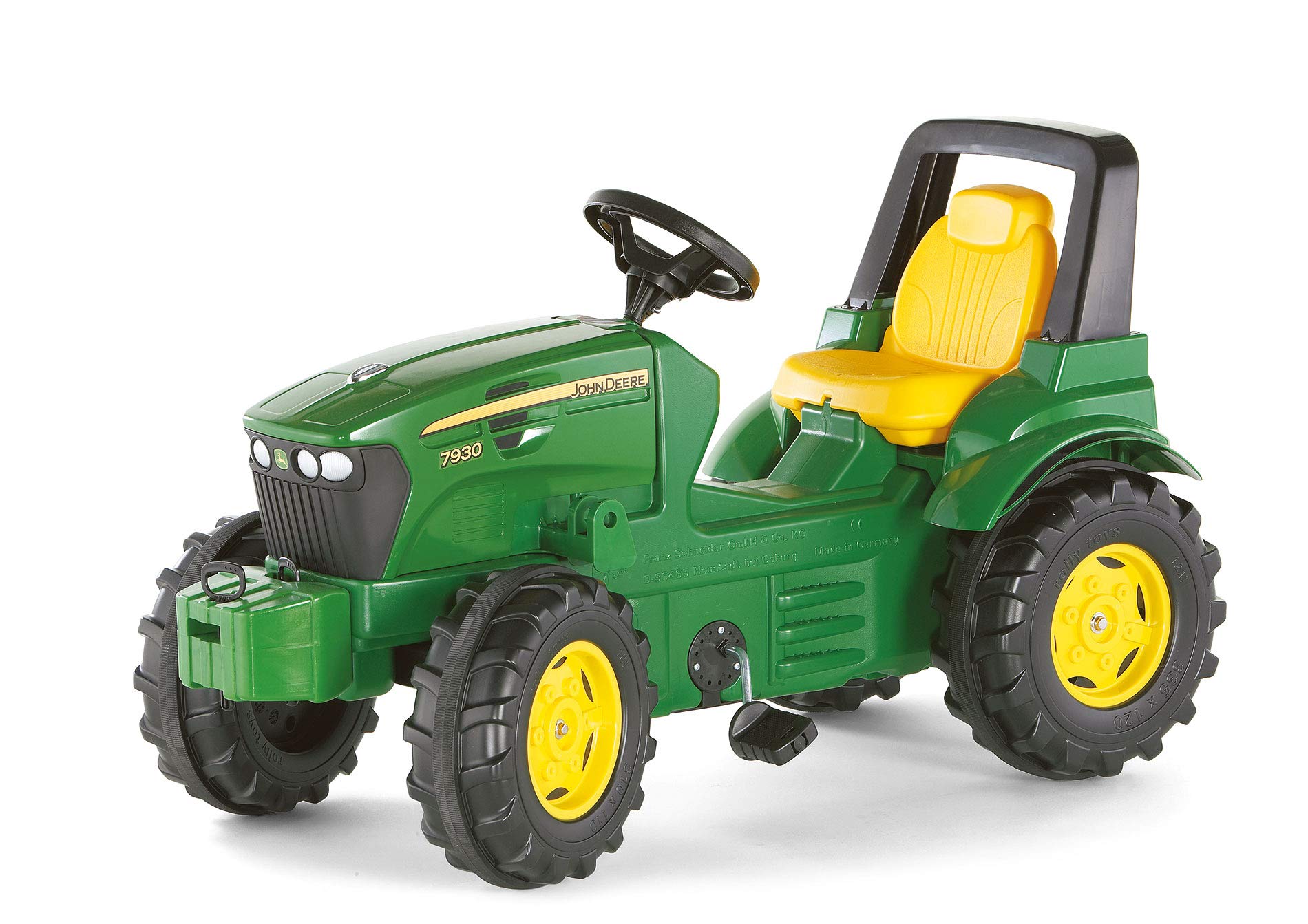 rolly toys | rollyFarmtrac John Deere 7930 | Pedal Tractor | 700028,Green,114 x 52.5 x 65.5 cm.