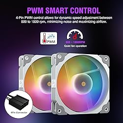 Vetroo V240 White Liquid CPU Cooler 240mm