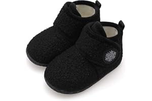 FEETCITY Baby Booties Girls Boys Infant Slippers First Walkers Shoes Warm Socks Newborn Crib Shoes