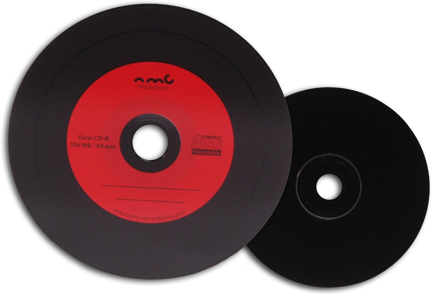 dischi vuoti a raggi blu