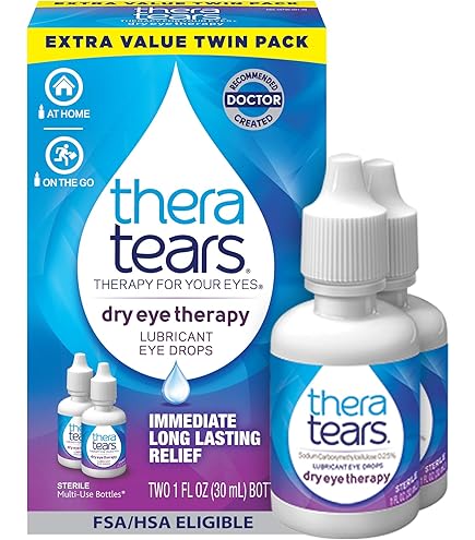 blink gel tears lubricating dry eye drops Blink Gel Tears Lubricating Eye Drops 2-Pack (2 x 10ml bottles) main image 1