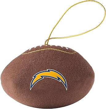 Boelter Brands Nfl Los Angeles Chargers Plush Football Ornament Brown 3 Ornaments Amazon Canada