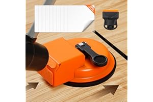 PZTO Heavy Duty Floor Gap Fixer Tool: with 10 Sticky Pads & 1 Glue Scraper,Enhanced Suction Cup, Made of Iron, Suitable for Textured Wood,Lvp Vinyl&Laminate Flooring