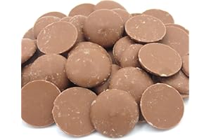 BEULAH'S MERCKENS Coating Wafers, Milk Melting Chocolate, Cocoa Lite, 5 Pound Package