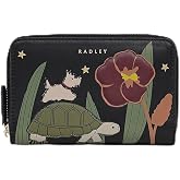 RADLEY London Midnight Wanderer Women's Leather Medium Zip Around Purse, Porcini, Black, One Sizw, Zip around Purse